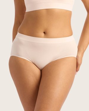LYOLYTE Full Low Leg Briefs - Powder Pink