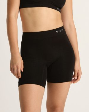 Seamfree Undershorts with Pocket 6 - Black