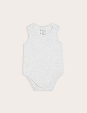 Baby Bodysuit - Heather Grey